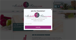 Desktop Screenshot of michellefitness.com